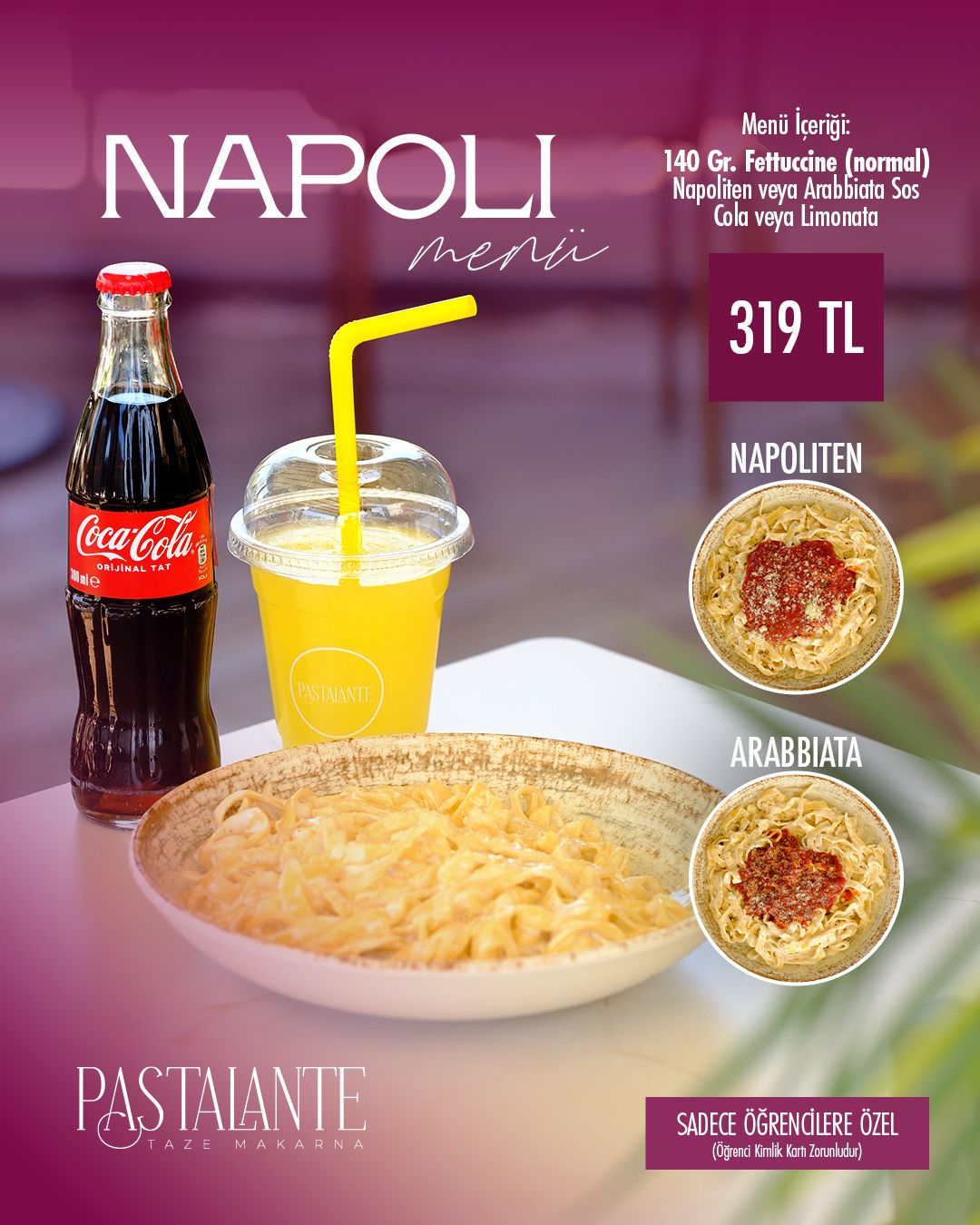 Napoli Menu